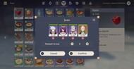 A Genshin Impact party of full characters